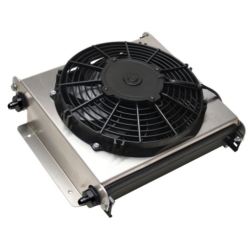 [13870] Derale Hyper-Cool Extreme Cooler 40 Row 13"x14-7/8"x5-5/8" 10" Fan