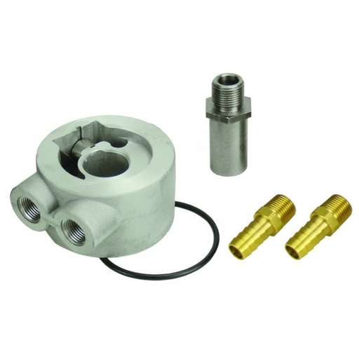 [15733] Derale Thermostatic 18x1.5mm Engine Sandwich Adaptor (Commodore VN V6 on)
