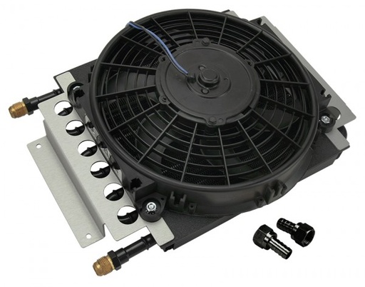 [15820] Derale 8 Pass Electra-Cool Remote Fluid Cooler 15-3/4"x11-1/2"x4"