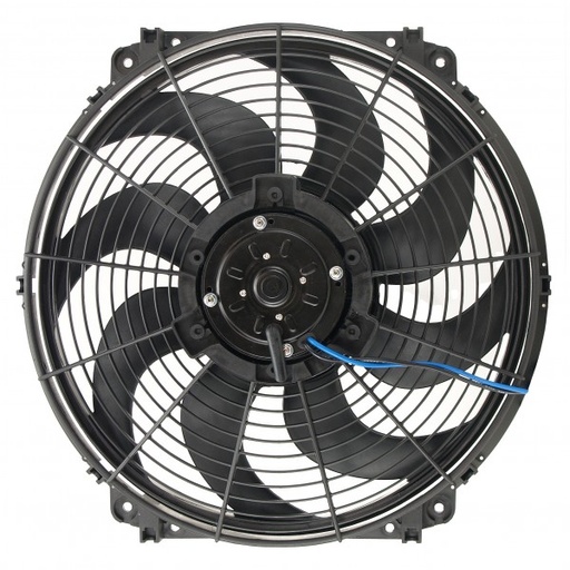 [16626] Derale 16" Tornado Electric Reversible Puller Fan with Mount Kit 2175Cfm