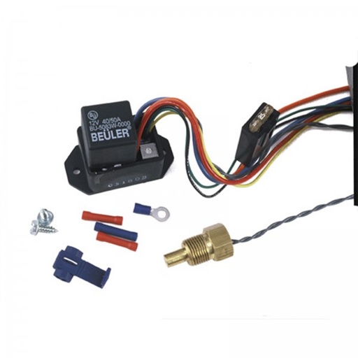 [16749] Derale Adjustable Electric Dual Fan Controller Thermostat 150°-240°F 25amp