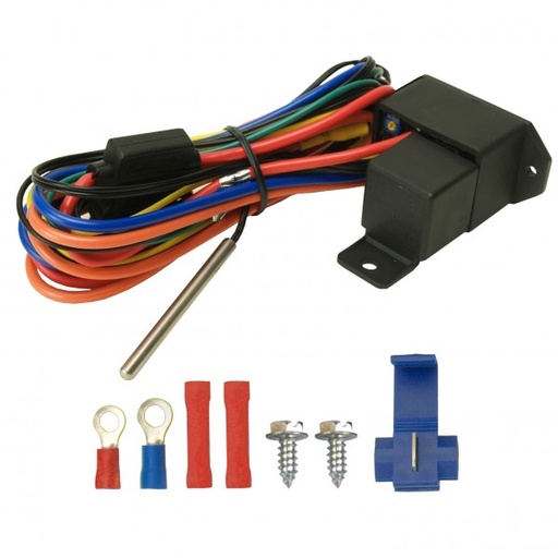 [16759] Derale Adjustable Electric Dual Fan Controller Thermostat 150°-240°F 25amp