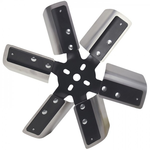 [17013] Derale Heavy Duty Stainless Steel Standard Rotation 13 Inch Flex Fan