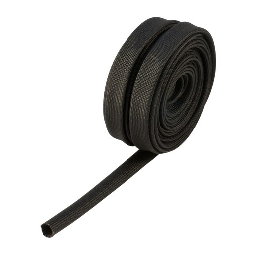 [203124] Black High Temperature Protection Sleeving Expands 6-11mm Id x 7.5mt rated 650°C