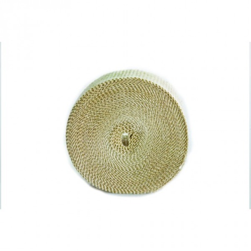 [301010E] Fawn Coloured Exhaust Wrap 25mm(1") Wide x 3mt(10ft) Roll 650°C Continuous