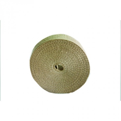 [301100E] Fawn Coloured Exhaust Wrap 25mm(1") Wide x 30mt(100ft) Roll 650°C Continuous