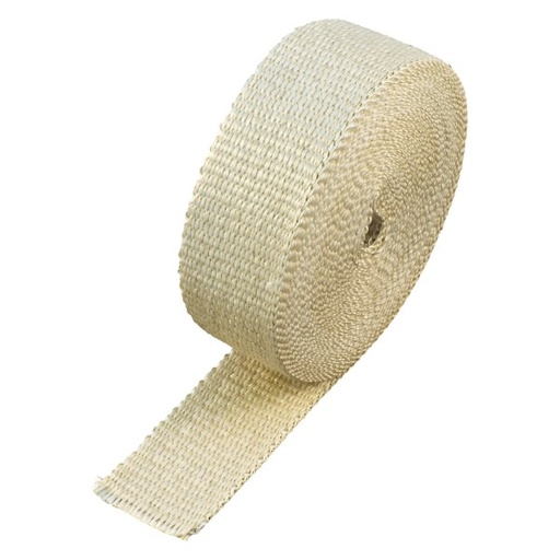 [302050E] Fawn Coloured Exhaust Wrap 50mm(2") Wide x 15mt(50ft) Roll 650°C Continuous