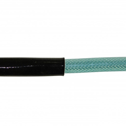 [331016] High Temperature Black Silicone Insulation Sleeving 16mm ID x 10mt. Rated 250°C