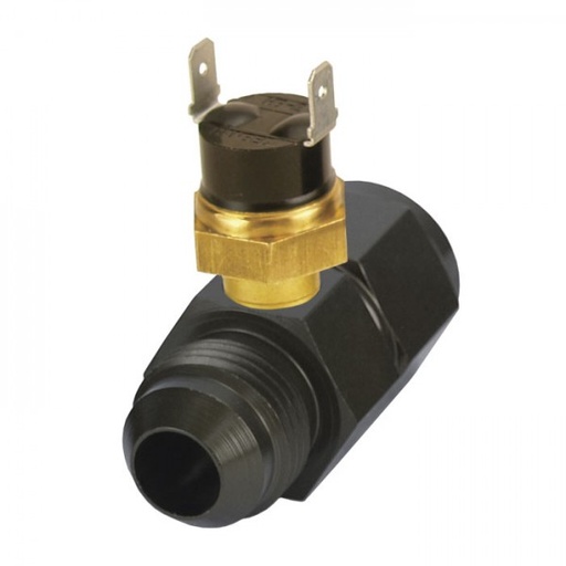 [35026] Derale In-Line Fan Control Thermostat Premium 190 Degree -8AN fittings
