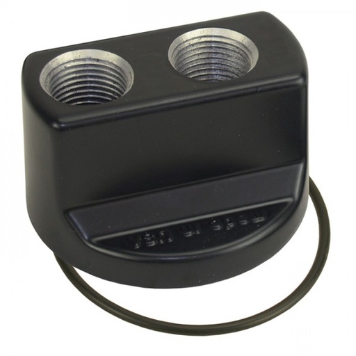 [35724] Premium Engine Spin On Adapter with -10AN O-ring Ports, 22x1.5mm Engine Thread