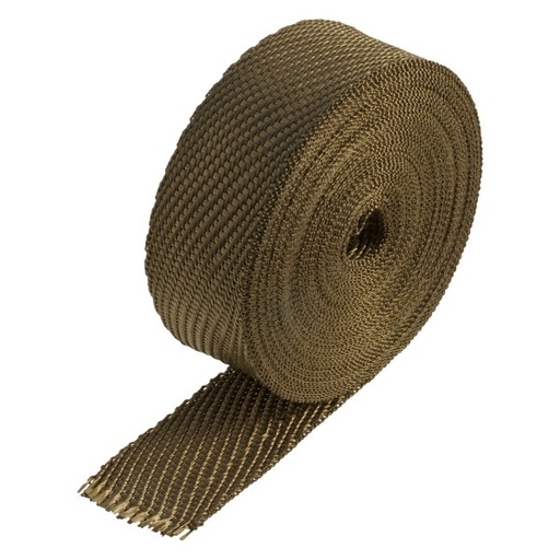 [372050] Lava Exhaust Wrap 50mm(2") Wide x 15mt(50ft) Roll 650°C Continuous Made in Usa