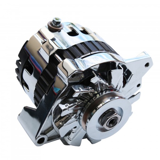 [42407] Alternator GM 1968-95 V8 CS130 Single Groove Chrome Steel 130 Amp 1 Wire