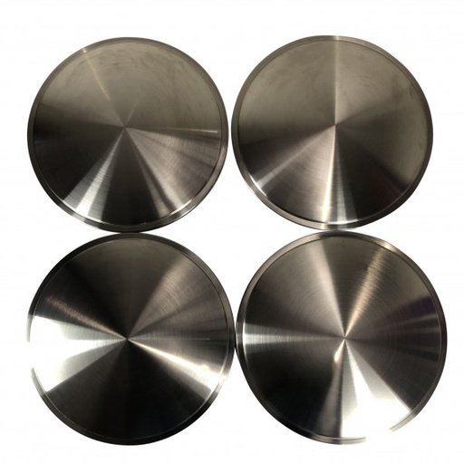 [42705] Moon Style Spun Aluminium Moon Discs Suit 16" Wheel, Snap-On Type-Set 4