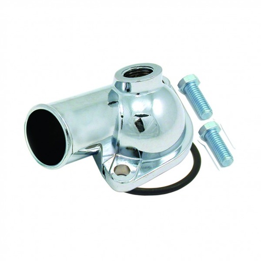 [4730] Water Neck Chevrolet Small + Big Block Chromed 1/2" Npt Port