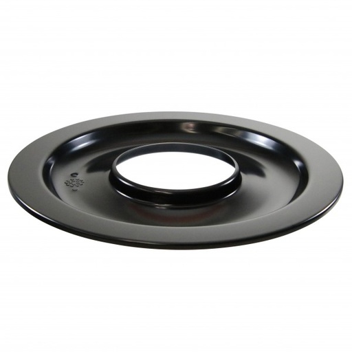 [4858SBLACK] Filter Base 14 Inch Steel Black Quadrajet Holden Standard 5-1/8" Carburettor
