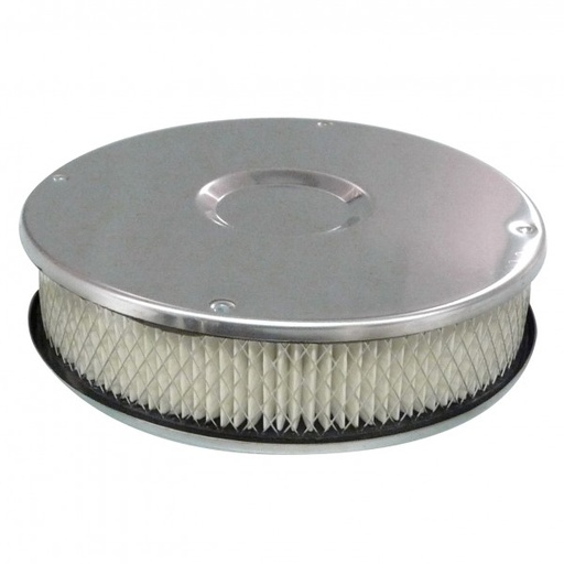 [486-821] Chrome Air Cleaner 8-3/4" Wide x 55mm Tall Weber Ford Falcon XE XF