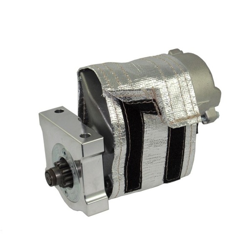 [501010] Starter Motor Heat Shield Aluminised Hook-Loop fastener 8.75cm x 45cm 593°C