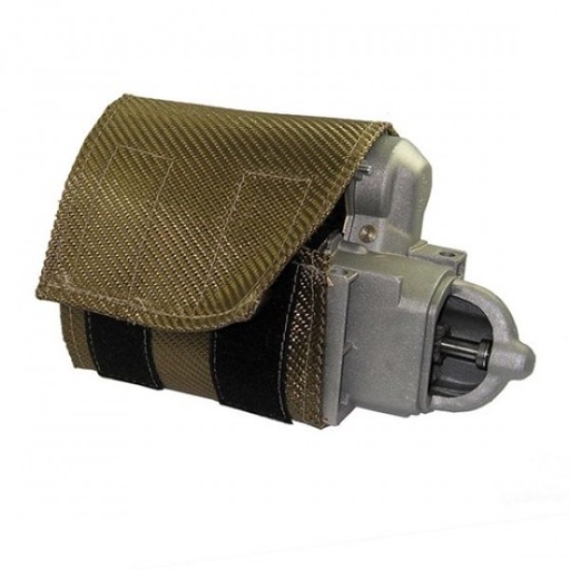 [501070] Starter Motor Heat Shield Lava Hook-Loop fastener 18.5cm x 55cm. 650°C Cont