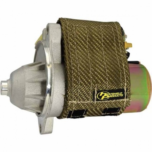 [501071] Starter Motor Heat Shield Lava Hook-Loop fastener 9cm x 45cm. 650°C Cont