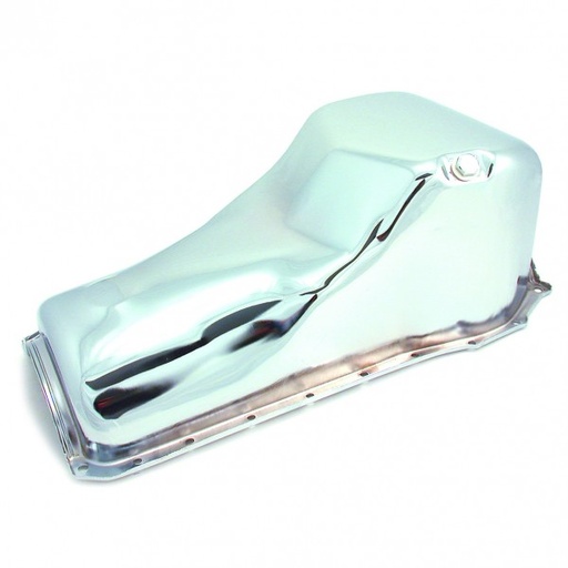 [5490] Oil Pan Ford Cleveland 302-351 1970-82 XY-XA-XB-XC-XD-XE Front Sump Chrome