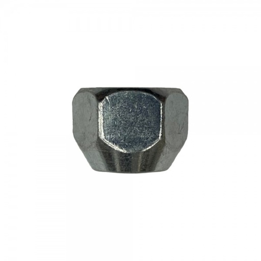 [55-002] Single Tapered Zinc Plated Wheel Nut (Open Ended) €“ 12mm x 1.25 Thread, 21mm Hex