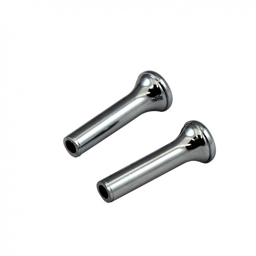 [6243] Door Lock Knobs Chrome Head Universal set of 2 Ford/Holden