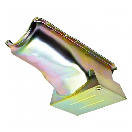 [66-688] Oil Pan Ford Cleveland 302-351 1970-82 Extra Capacity Front Sump Zinc