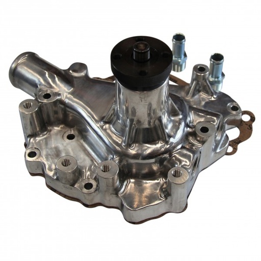 [69-303] Water Pump Ford Windsor V8 260-289-302-351 Polished Alloy Hi Volume