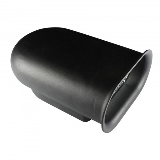 [69-321] Scoop Short (Hilborn Style) Black Smooth Alloy 13-1/2" Long with Filter